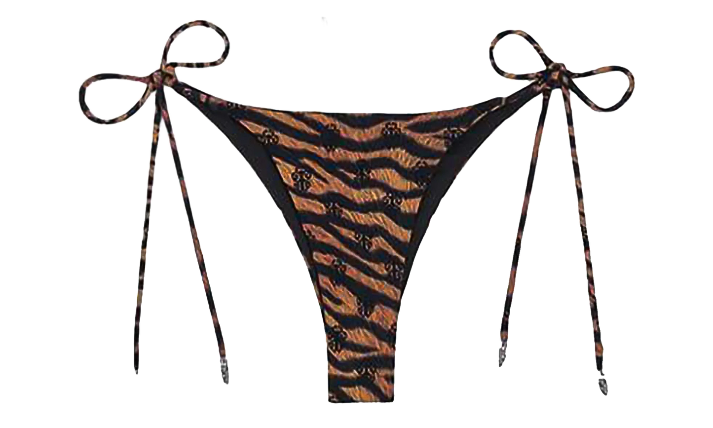 X DIB Orange Tiger Bikini bottom "Brown" CHRM1085