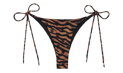 X DIB Orange Tiger Bikini bottom "Brown" CHRM1085