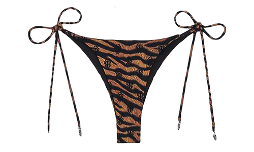X DIB Orange Tiger Bikini bottom "Brown" CHRM1085