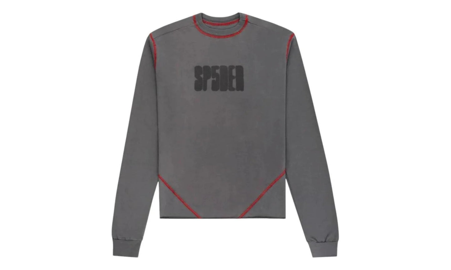 Contrast Stitch LS Shirt "Taupe" SP5der244