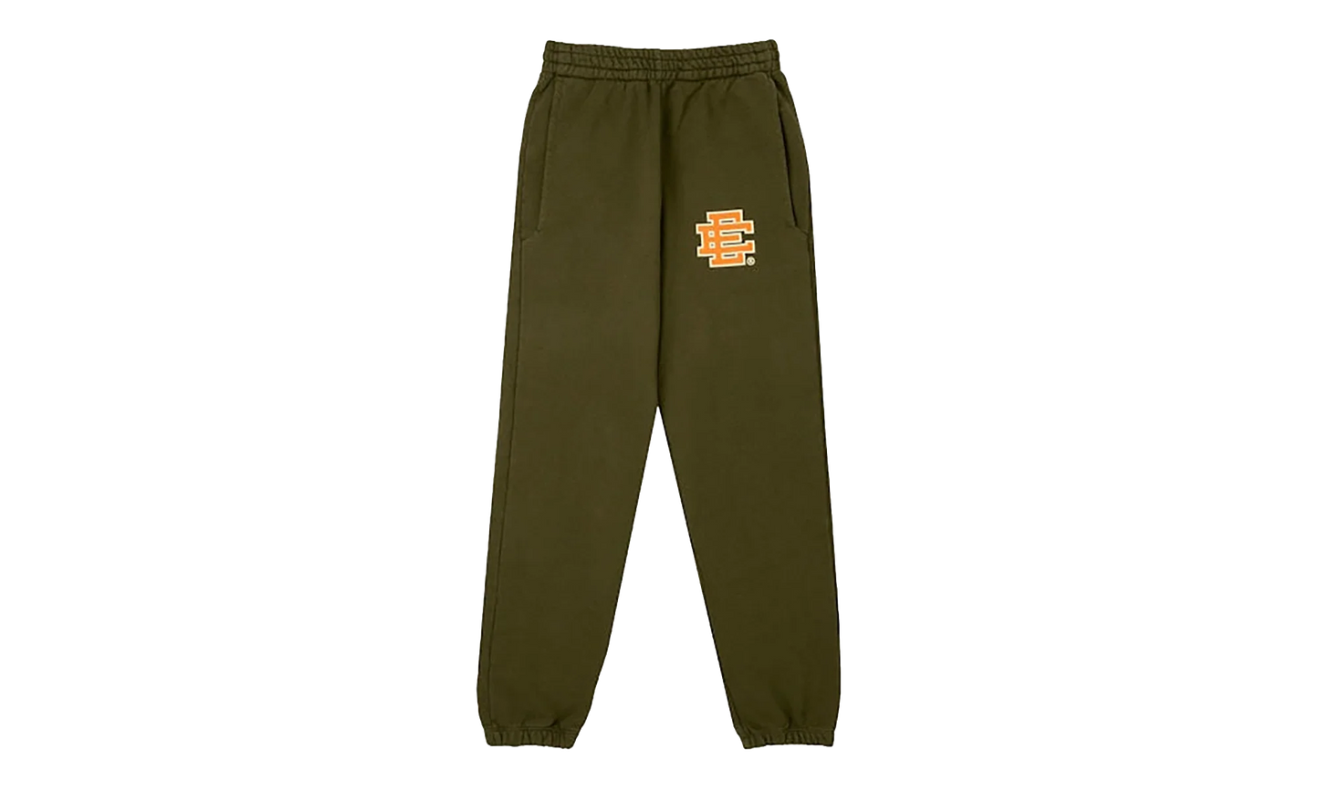 EE BASIC SWEATPANTS "SS23 - Olive/Shocking Orange" EE552