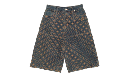 Dandy Quilted Jeans Shorts "Deep Indigo" 1AILV7
