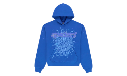 Rhinestone Punk V2 Hoodie "Blue" SP5der408