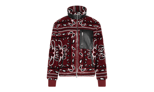 Fleece Zip Up Jacket "Red" MKF009 643