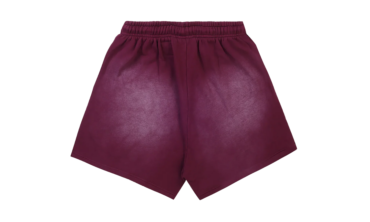 Flame Shorts "Burgundy / White" HSR099