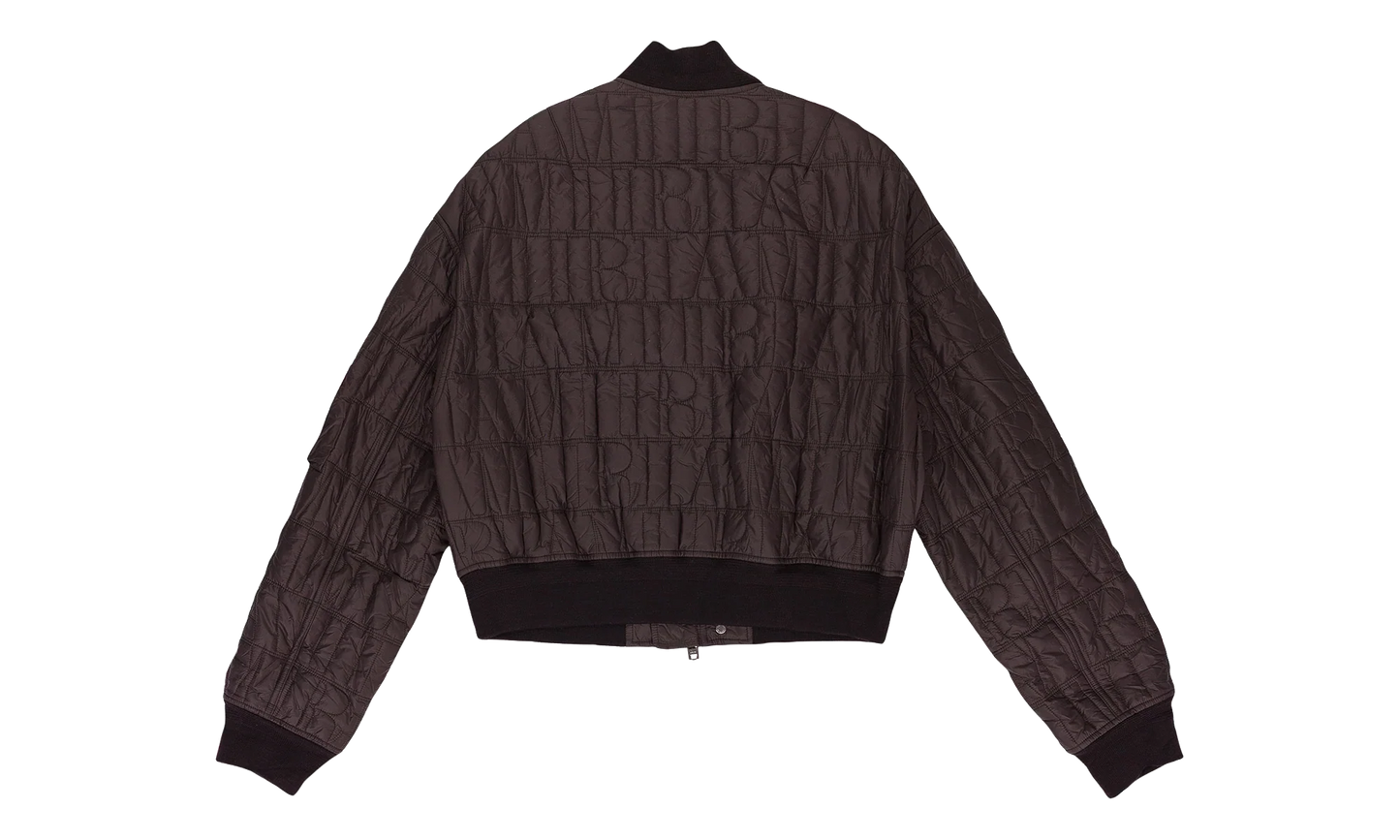 Quilted Down Bomber "Brown" PS22WOS005 BROWN