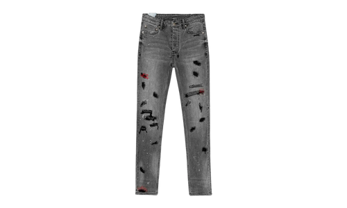 Ksubi X Juice Wrld Chitch Trashed Devil Jeans "Grey" 34BYF1RS