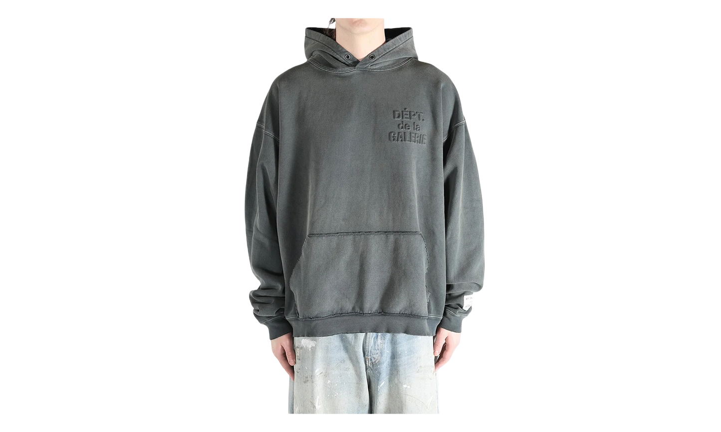 Embossed Hoodie "Graphite" GD094