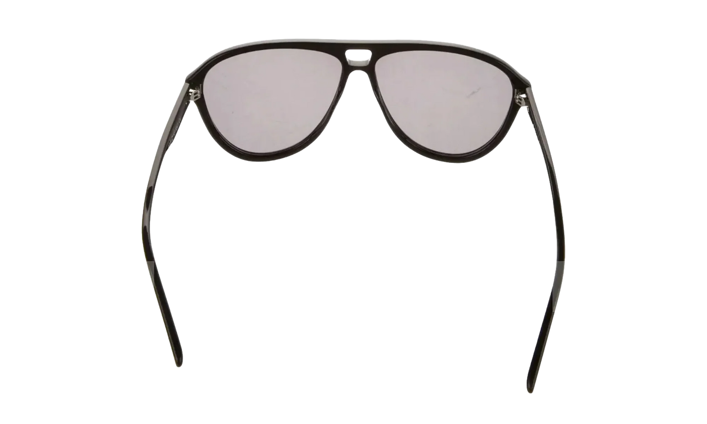 Aviator Logo Sunglasses "Black / Black / Silver" XA41764AC BBS