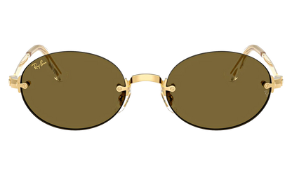 A$AP Rocky Rimless Oval "Arista / Brown Gold" 0RB3929 001/73