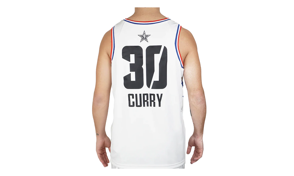 Air Jordan NBA GSW Curry All-Star Edition Swingman Jersey "White" BV3574 101