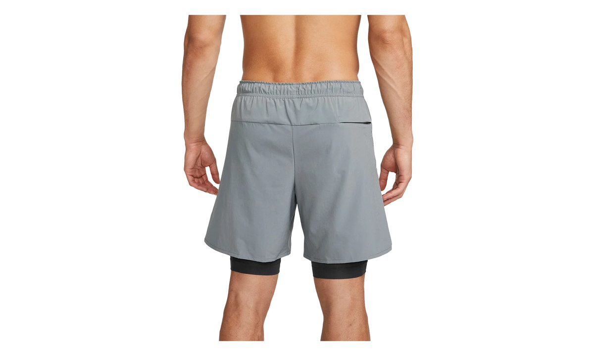 Dri-FIT Unlined Fitness 2 in 1 7" Shorts "Smoke Grey / Dark Smoke Grey" DV9334 084