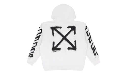 Spray Can Arrow Hoodie "White" OFW-MHDS-0208