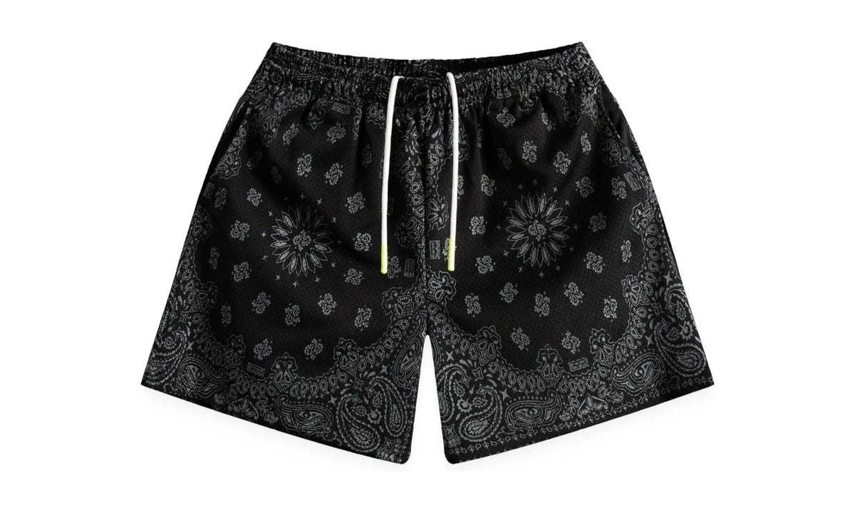 Carbon Paisley Shorts "Black" BS59
