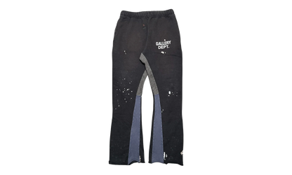 GD Logo Paint Splatter Flare Sweatpants (2024) "Washed Black White Multi" GDGDLFSWB