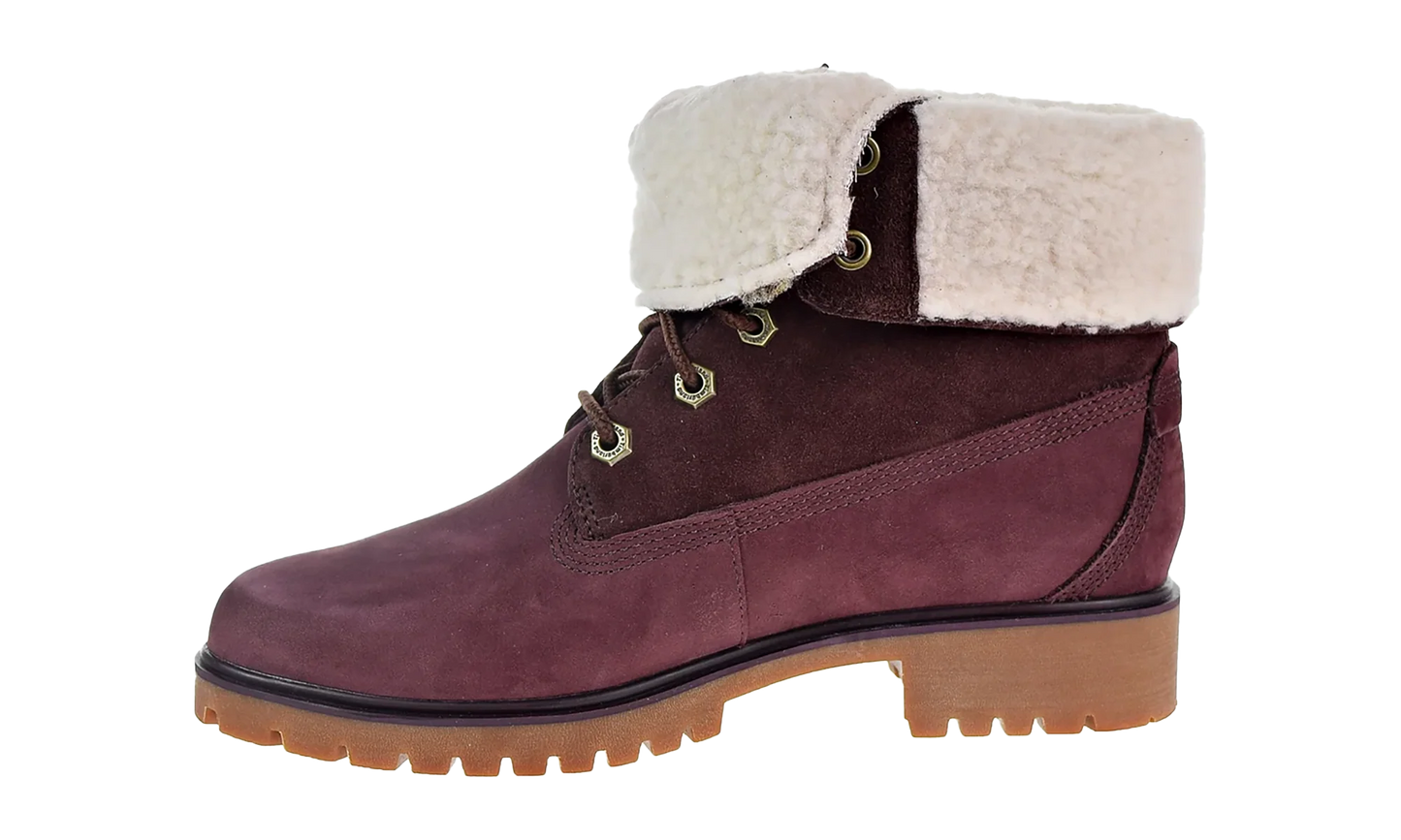 Jayne Waterproof Fleece-Lined Boots WMNS "Burgundy" TB0A1SGJC60