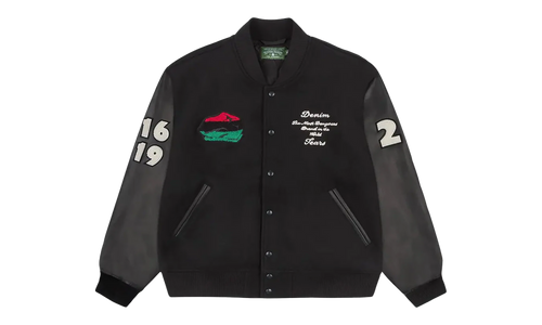 Peace Wreath Varsity Jacket "Black" DT445