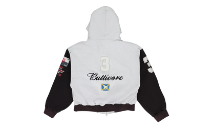 Buttivore Zip Hoodie "White" PI00008