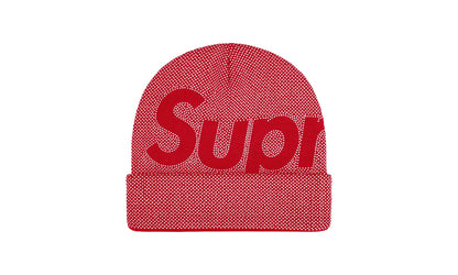 Studded Knockout Big Logo Beanie "FW25 - Red" SU26790