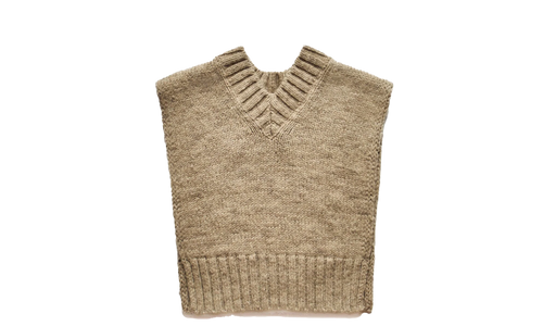 Maison Margiela Sleeveless Sweater Vest Beige "Beige" SI0TH0001S17802119M