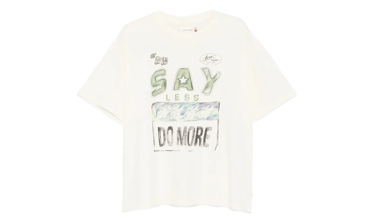 Say Less Do More Tee "White" HTG260196 WHT