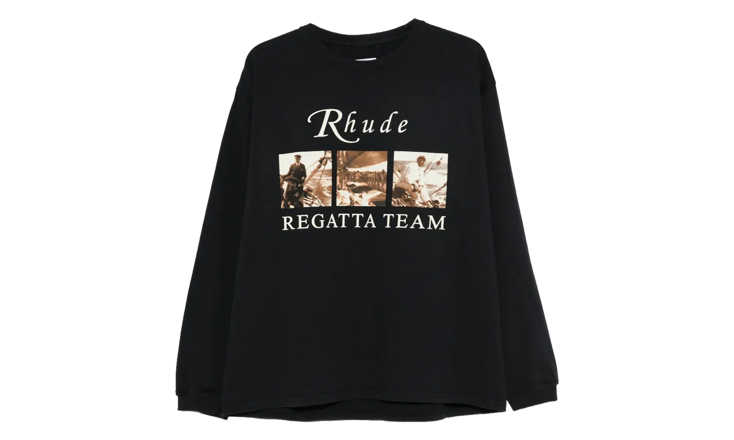 USVI Regatta Tour Long-Sleeve T-Shirt "Vintage Black / White / Red" RHPS26TT140126009