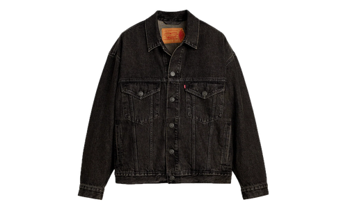 Jordan x Levi's Type III Trucker Jacket "Black / Wash Black" 055FC-0000