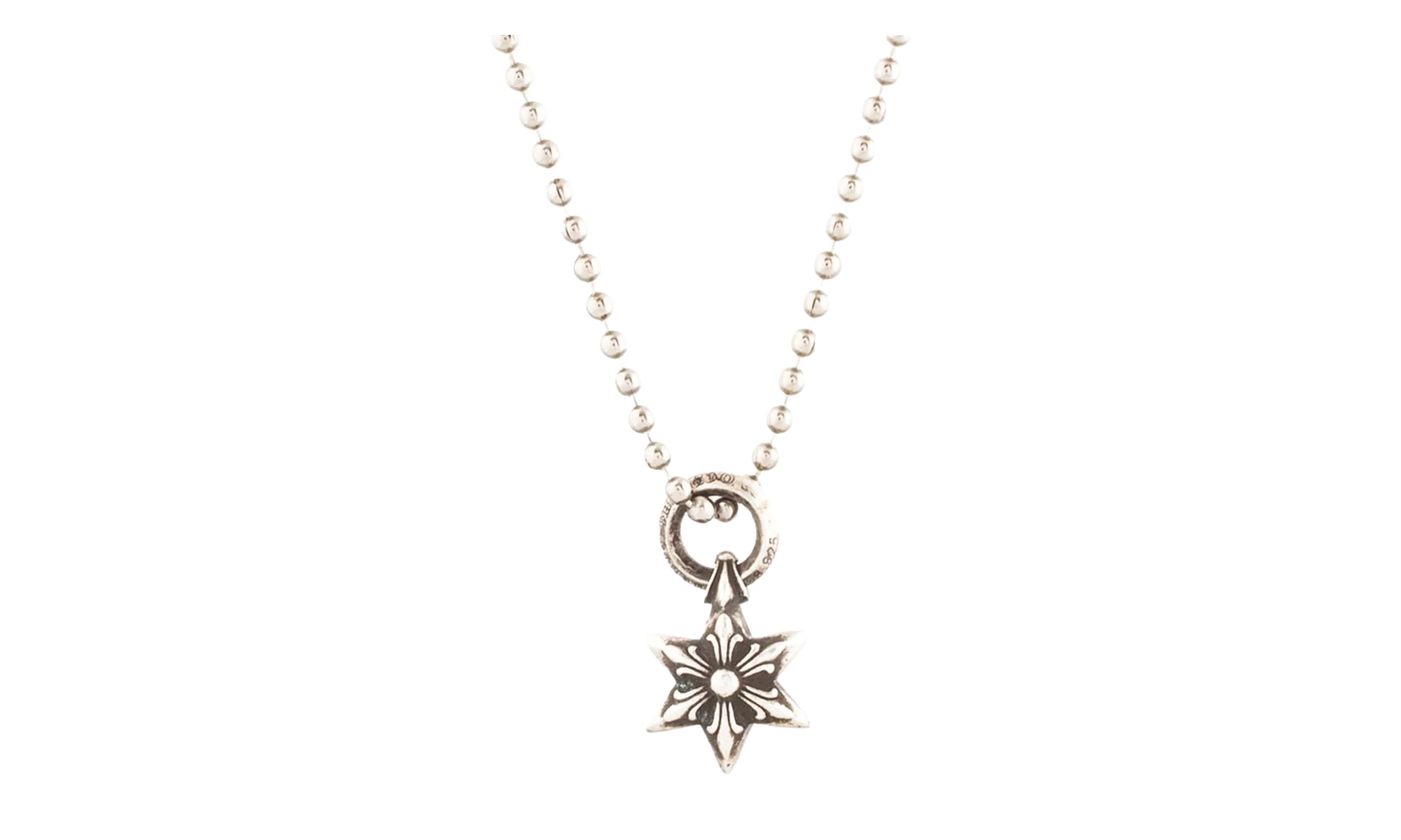 Star pendant with BallChain "Silver" CHRM0756