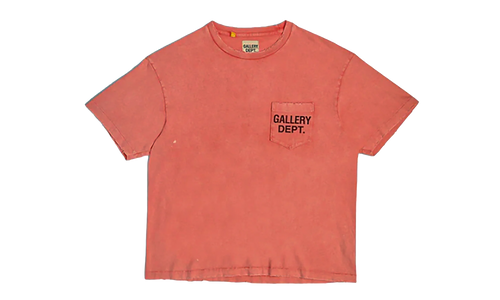 Vintage Pocket Tee "Sun Wash Red" GD021