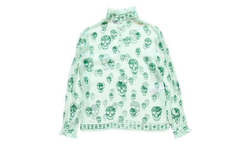 Skull Scarf Top "Green" 849930QQABF3075