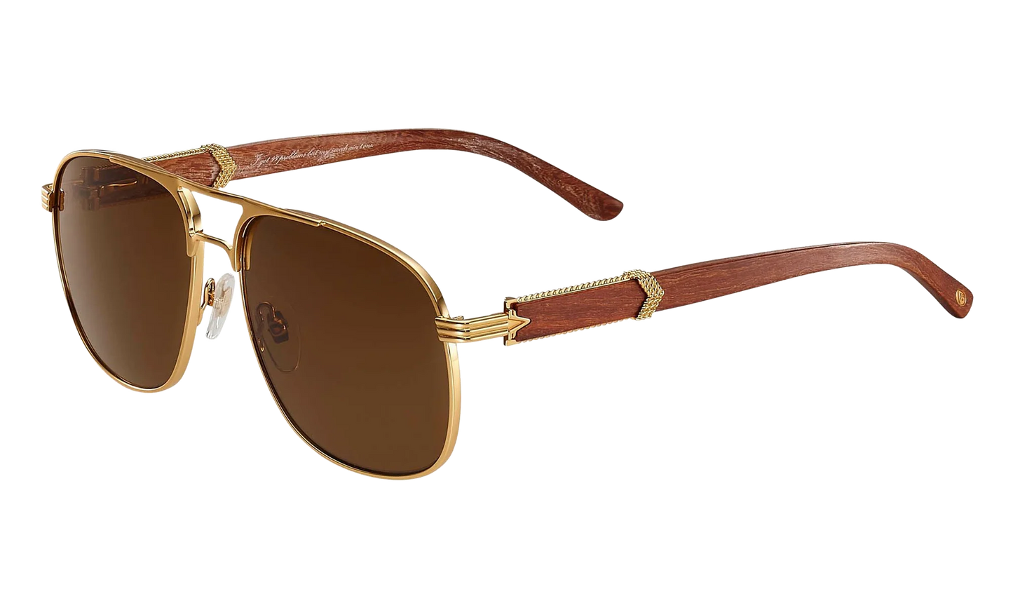 Snatch Atelier Mirage Woods "Yellow Gold / Brown" WDSN2 0002 23A4