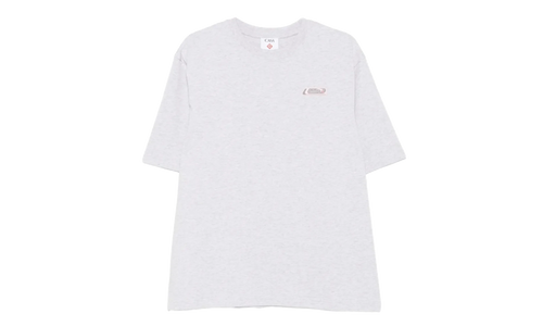 PVC Patch Grey Marle Jersey T-Shirt "Grey" MAW25 JTS 044 02