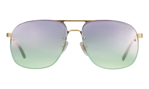 Snatch Bevel Rimless Drill Mount 18KT "Yellow Gold / Pastel Mauve Gradient" DMSN2 0009 48C2