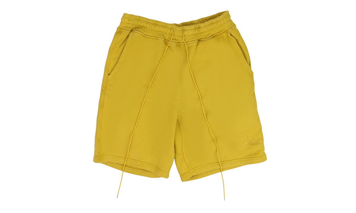 Embroided Logo Sweatshorts "Yellow" RHDMBTM0182 YLW
