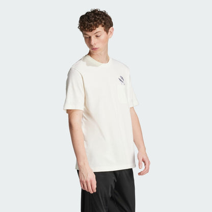 Men's adidas Lounge Slides Graphic Pocket Tee