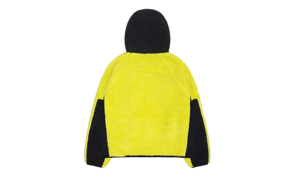 Sherpa Paneled Hooded Jacket "Lime" STUS393