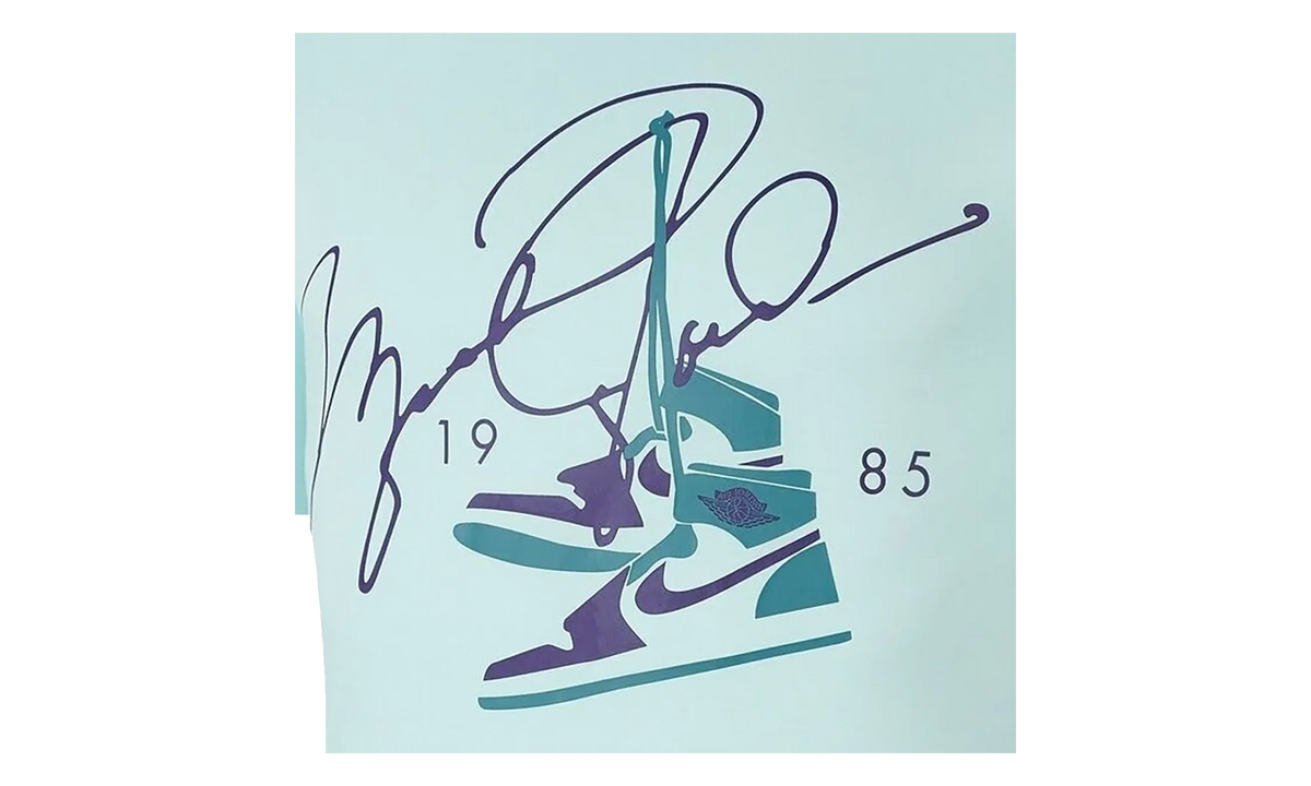 Air Jordan AJ85 Signature Short Sleeve Tee "White / Black" BQ5538 336