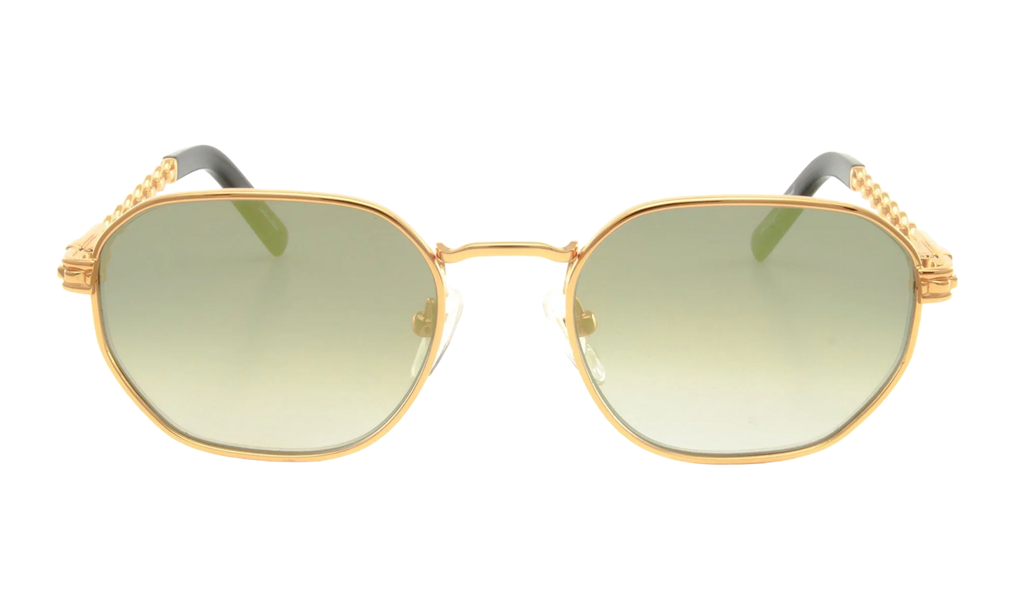 Detroit Player Mariner Edition 24KT "Yellow Gold / Moss Green Gradient Flash Gold" MNDP2 0004 20D1