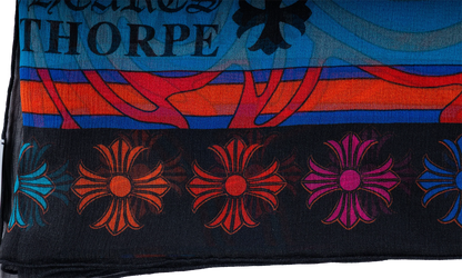 Silk Scarf "Blue Multi Color" CHRM0943
