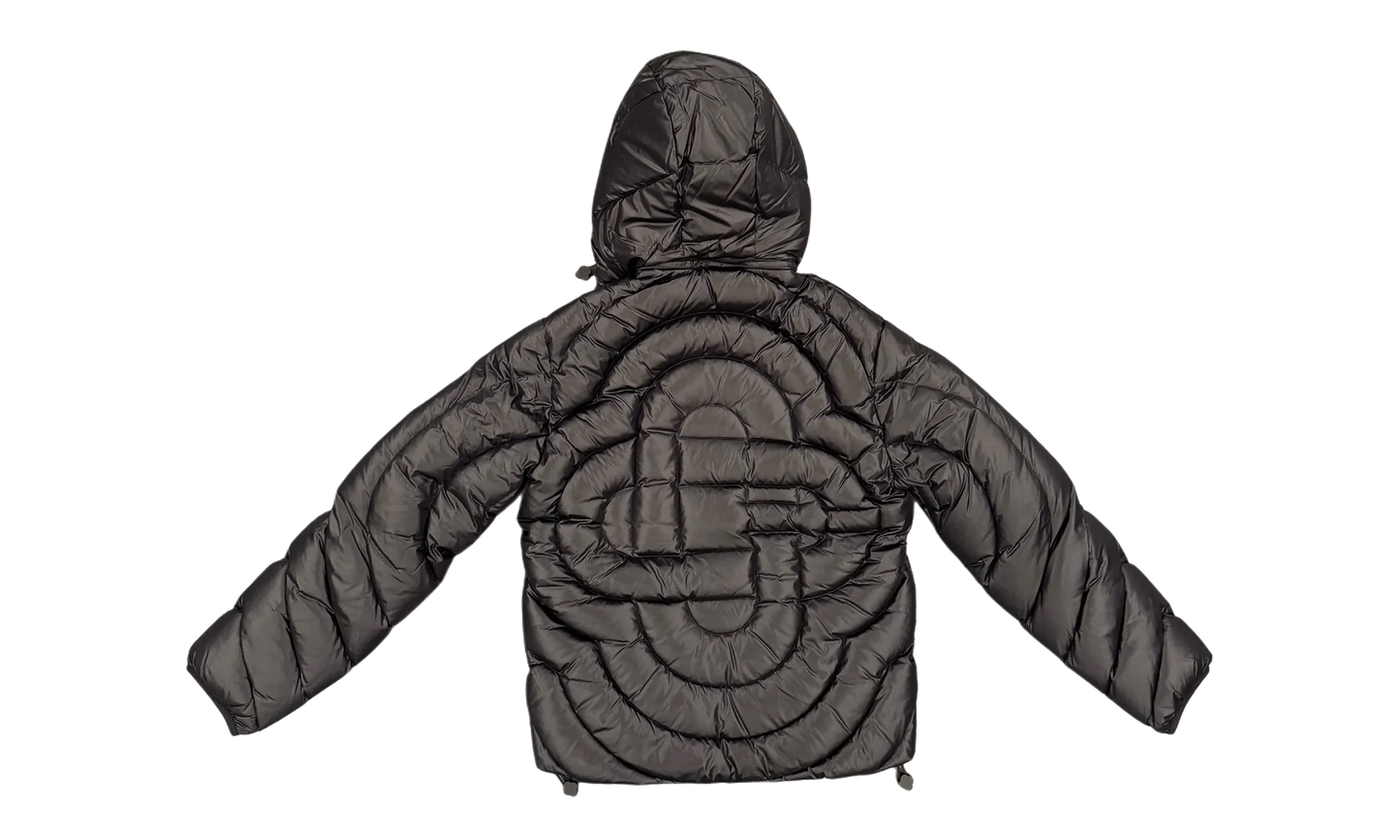 Monogram Quilted Nylon Down Puffer Jacket "Black" M AW25 OT 140 01