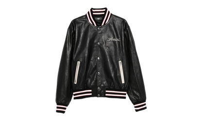 Club Amiri Leather Varsity "BLACK" AMLTVY1003