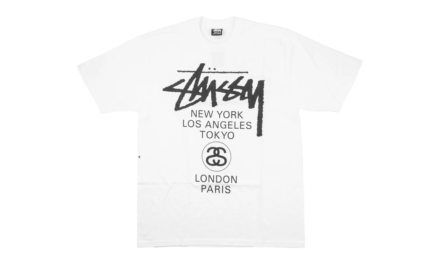 World Tour Tee "White" STUS309