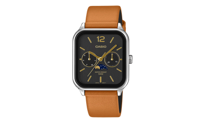 Casio Standard "Brown Leather Band" MTPM305LC 1A
