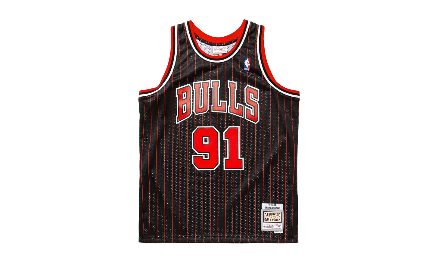 NBA Dennis Rodman Swingman Jersey "1995-96 Chicago Bulls - Black" MN1995 96DRCVSJB