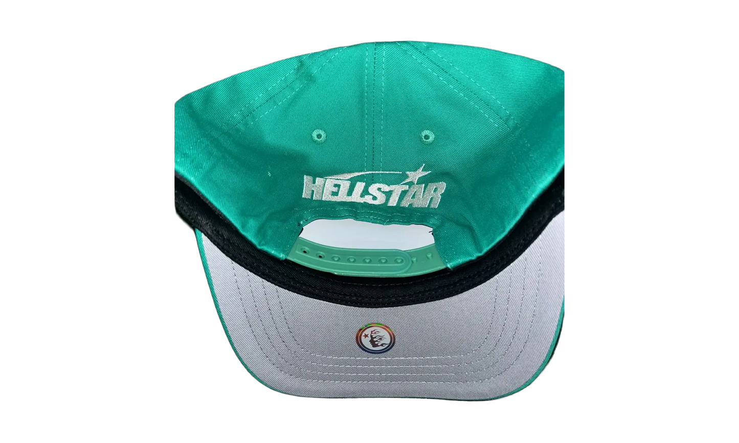 Rhinestone Snapback Hat "Green" HSR143