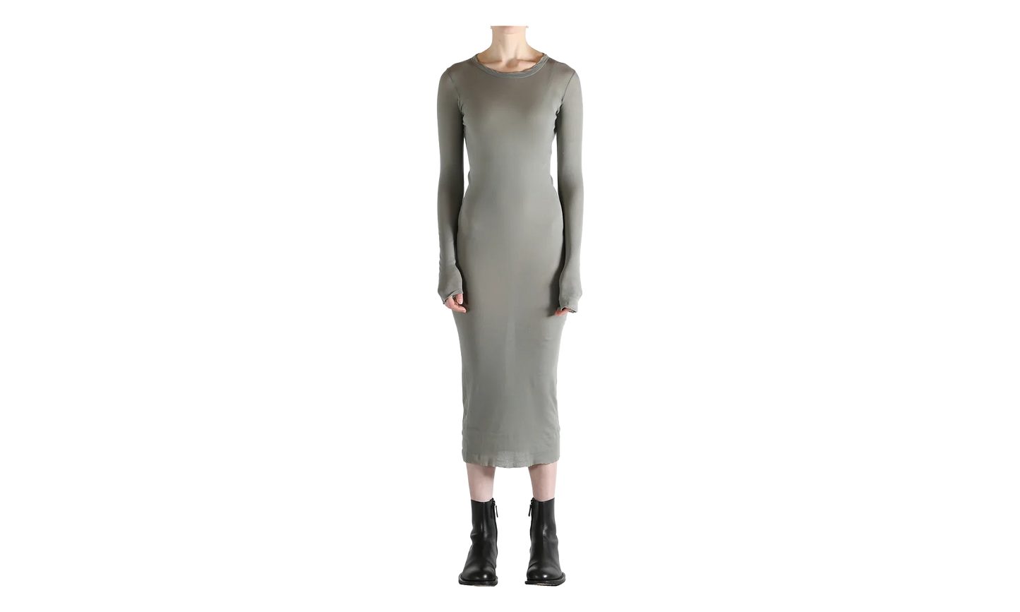 Rib Long Sleeve Dress WMNS "Euca" RP01F6546 MR 35