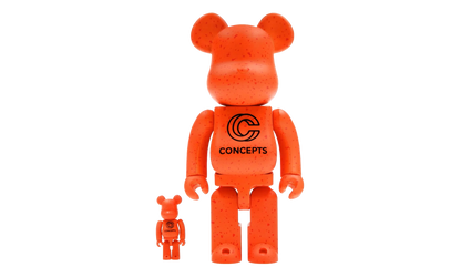 Bearbrick x Concepts Orange Lobster "100% & 400% Set" MEDI3063