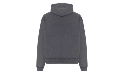 Oversized Drawstring Hoodie "Washed Black / White" 858143 TTVN6 9034