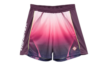 Gradient Football Shorts "Aubergine" MSS26JTR25301