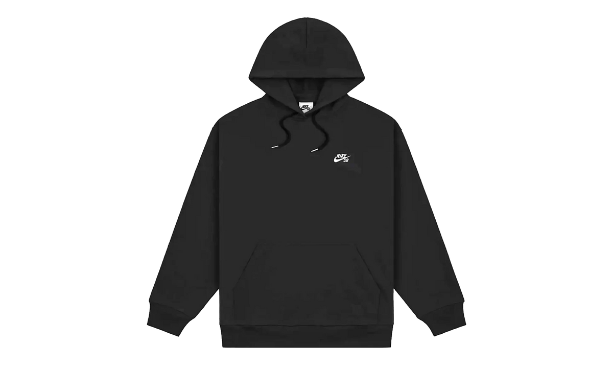 SB Fleece Pullover Skate Hoodie "Black / White" FV7351 010